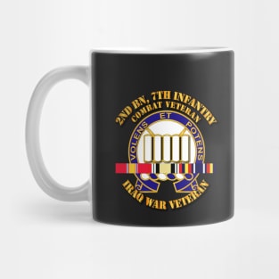 2nd Bn, 7th Infantry - Iraq Vet  w SVC Ribbons Mug